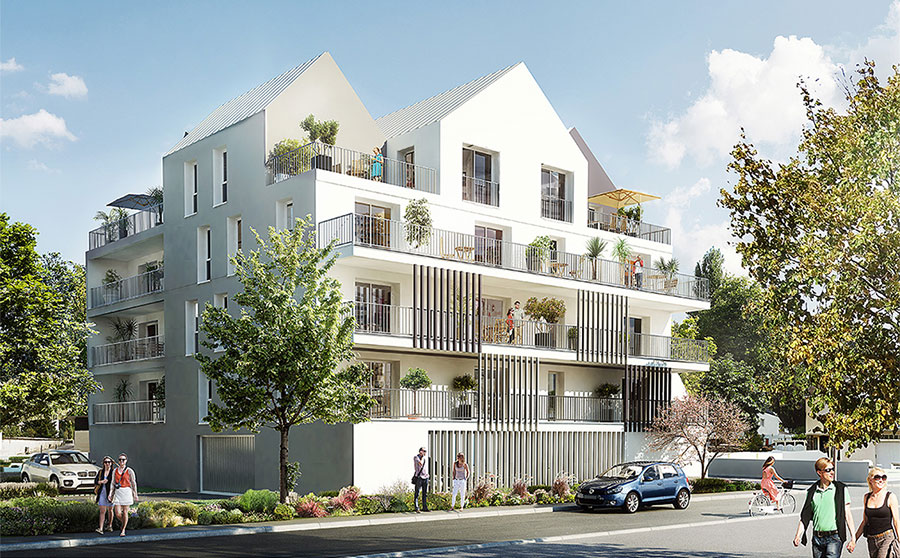 perspective programme immobilier neuf saint nazaire 44 achat neuf groupe gambetta